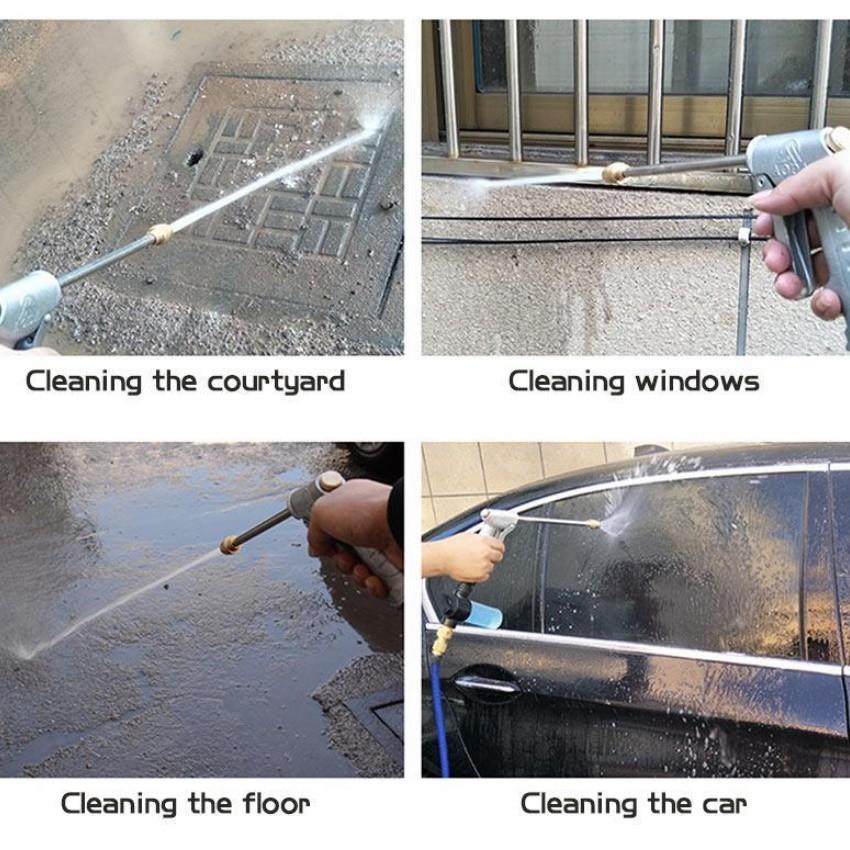 Bộ dây và vòI xịt tăng áp lực nươc 300 loại 10m 206701 kèm cút nối vòi nước