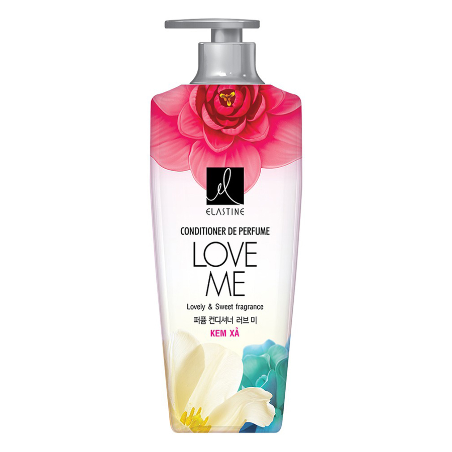 Combo Gội Xả Nước Hoa Elastine De Perfume Love Me (600ml)