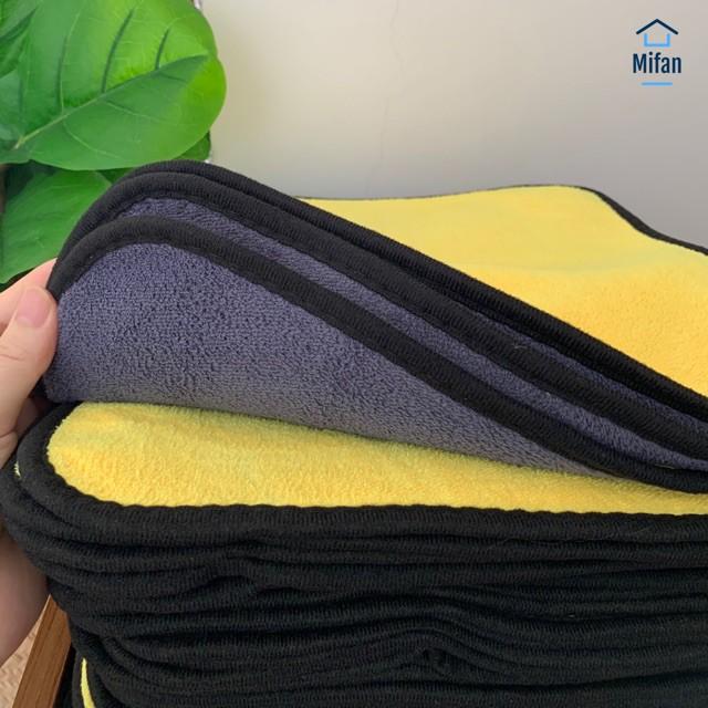 Khăn lau xe hơi cao cấp 2 mặt - khăn lau ô tô đa năng siêu bền, siêu rẻ