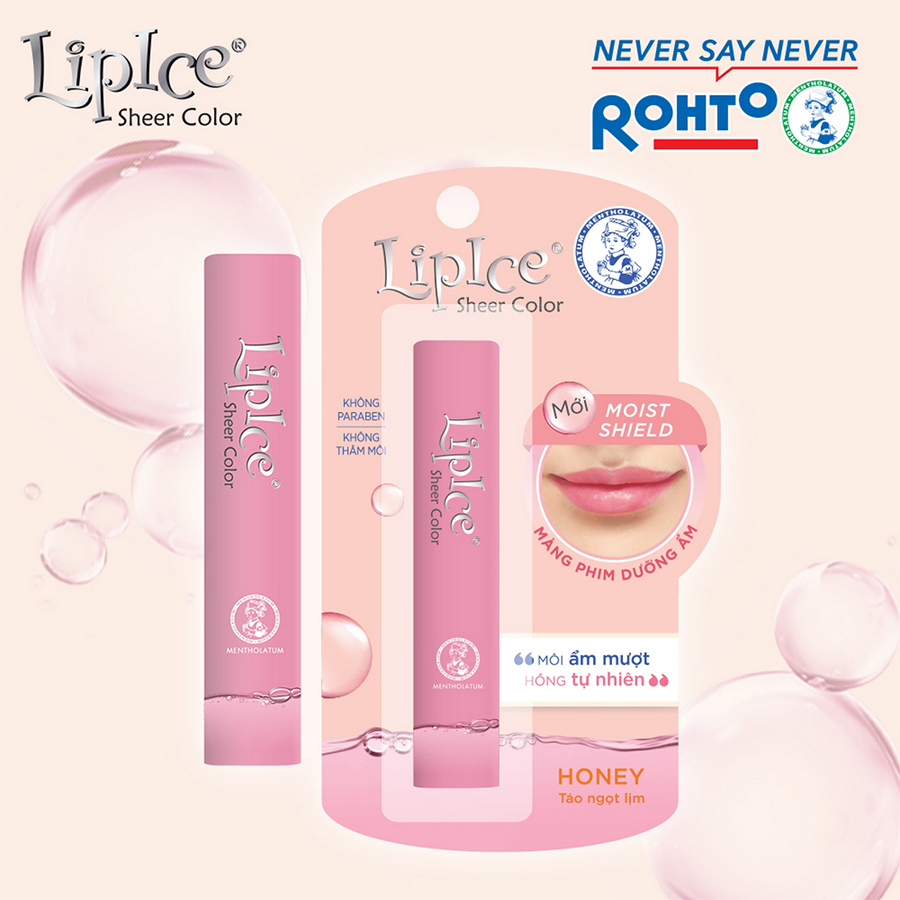 Son dưỡng có màu tự nhiên Lipice Sheer Color 2.4g