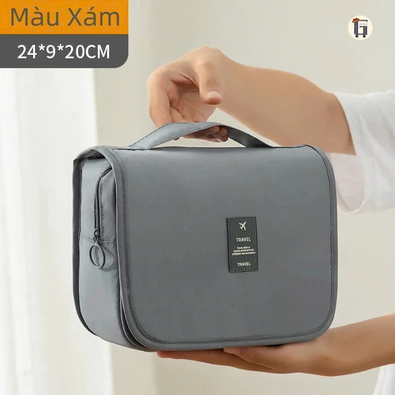 Túi Đựng Đồ Cá Nhân Du Lịch , Túi Đựng Mỹ Phẩm Kiểu Hàn Quốc MÀU CAM