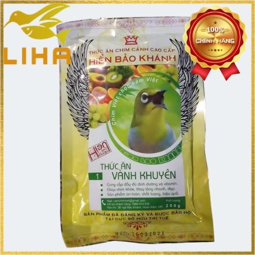Cám Vành Khuyên Hiển Bảo Khánh (Số 1) 200gr - Thức Ăn Chim Thay Lông