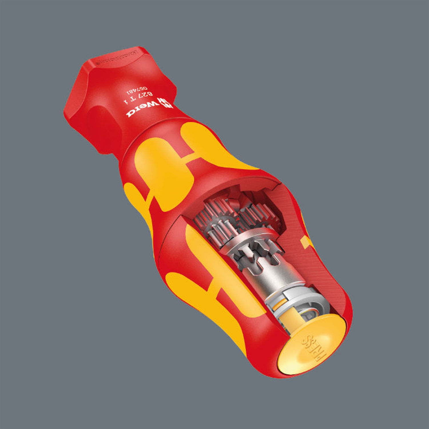 Cán vít cách điện chức năng Turbo 827 T i Kraftform Turbo hand holder Wera 05057481001