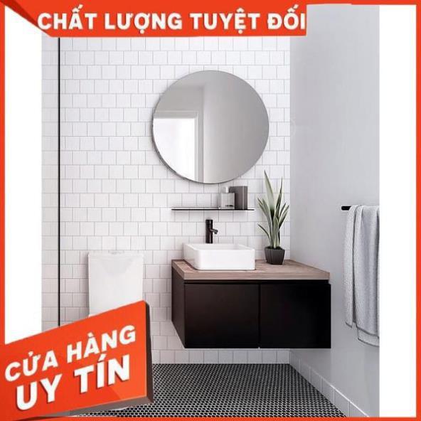 Gương tròn soi nhà tắm bàn trang điểm treo tường kích thước tròn 40cm - guong mirror D40