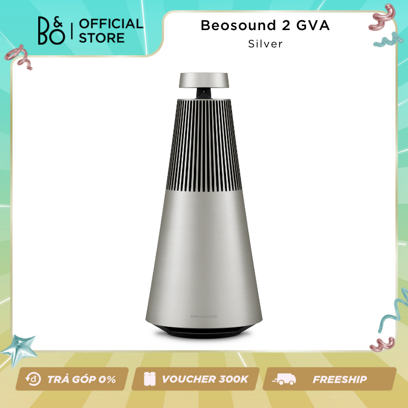 Beosound 2 với Google Assistant - Loa B&amp;O Wifi mạnh mẽ và thanh lịch - Hàng chính hãng