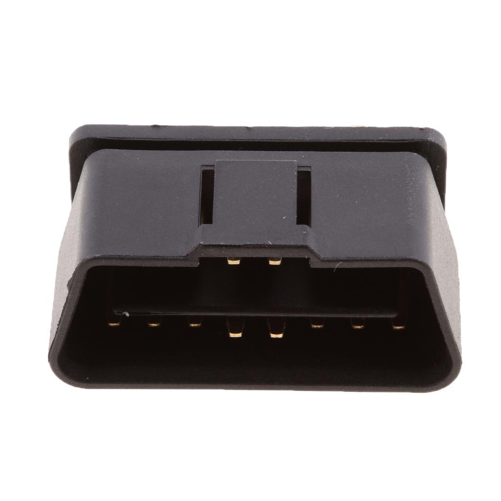 OBDII OBD2 16 Pin Góc 90 Độ Nam Cắm Cổng Kết Nối Bộ Chuyển Đổi