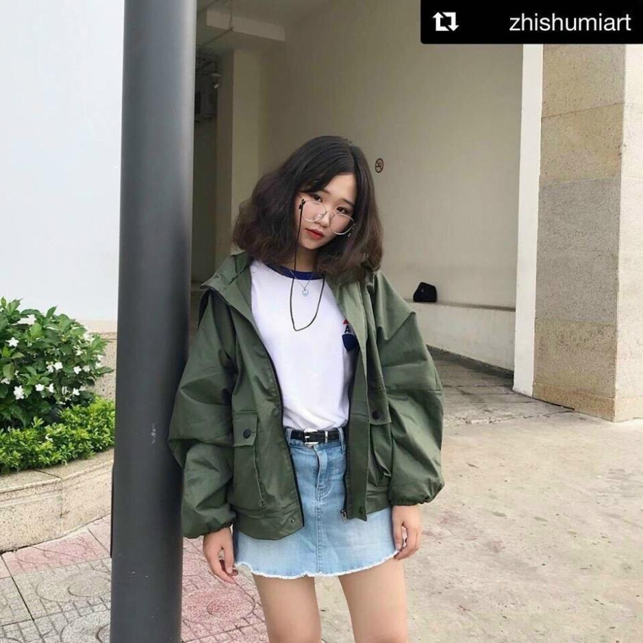 Áo Khoác Kaki màu trơn chất kaki ngoại  Form rộng Unisex Nam Nữ Couple đều mặc được thời trang kim gia