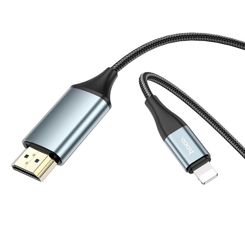 CÁP HDMI XUẤT RA TIVI CHO IPHONE IPAD HOCO UA15 - HÀNG NHẬP KHẨU