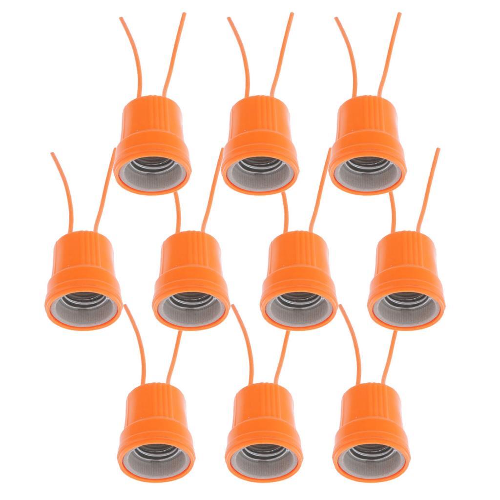 Terrarium Habitat Lighting Lamp Holder Light Head For Reptiles 10 Pack