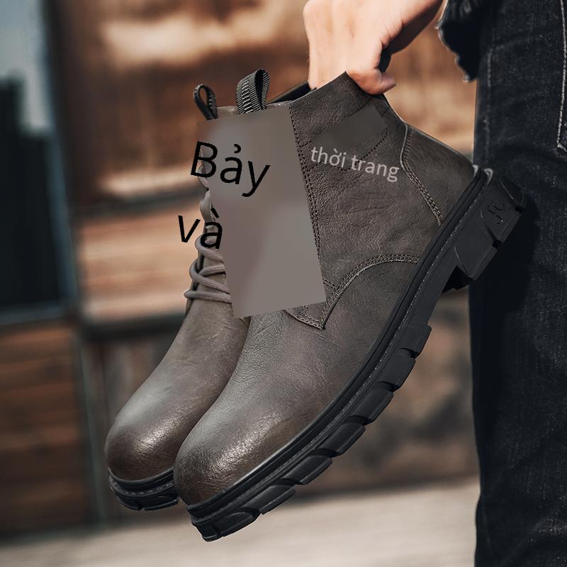 Đảm bảo chất lượng Giày bốt Martin tăng giá đặc biệt giày đôi nhẹ giày lưới đỏ
