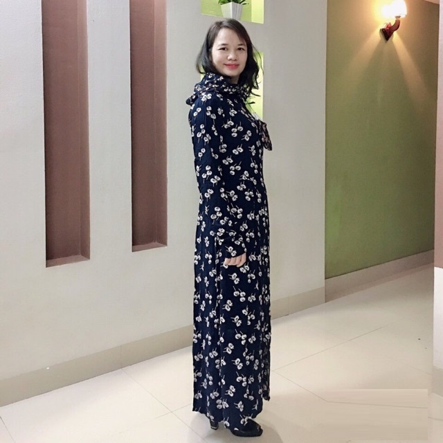 Áo choàng chống nắng cho nữ vải lanh nhung cao cấp - Bảo vệ da toàn thân