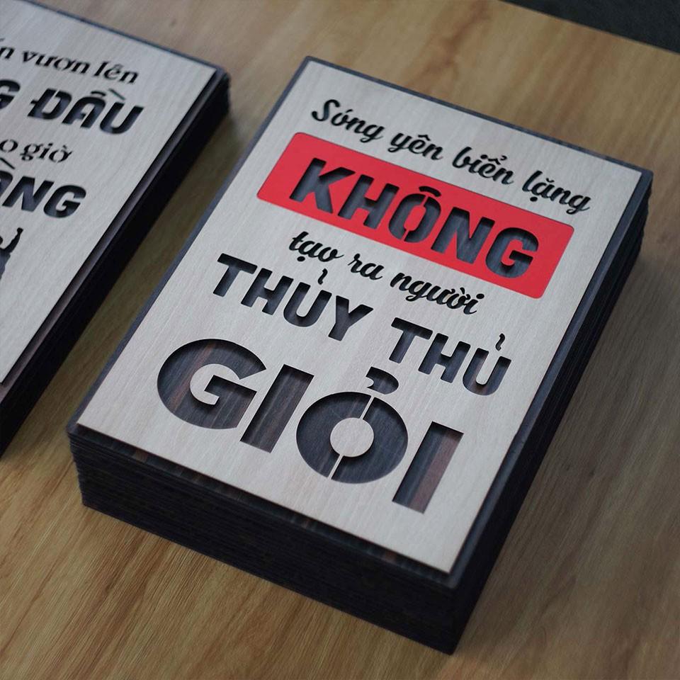 Tranh động lực TBIG109 - Sóng yên biển lặng không tạo ra người thủy thủ giỏi
