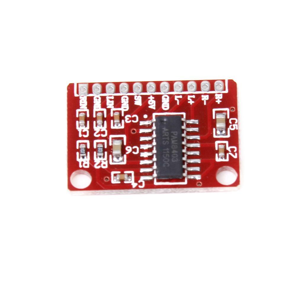 8- 1pc 2 Channel 3W PAM8403 Audio Amplifier Board 5V USB Power