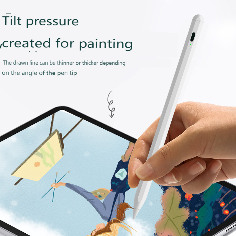 Phù hợp với iPad Pencil Bút cảm ứng Bluetooth Fit cho iPad Pen 2022 2021 2020 2019 2018 Air 5 Bút vẽ màn hình cảm ứng