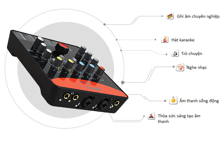 Micro Thu Âm Chuyên Nghiệp - Combo Bộ Thu Âm Livestream Micro M482 + Soundcard Icon Upod-Pro Chuyên Nghiệp, Cực Hay Hàng Chính Hãng