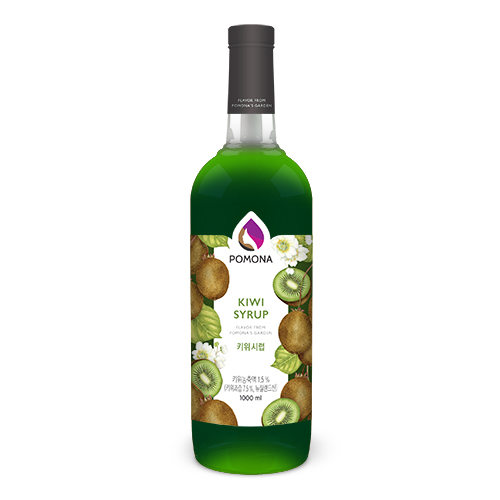 SIRO TRÁI CÂY POMONA KIWI (CHAI 1000ML) NGUYÊN LIỆU PHA CHẾ