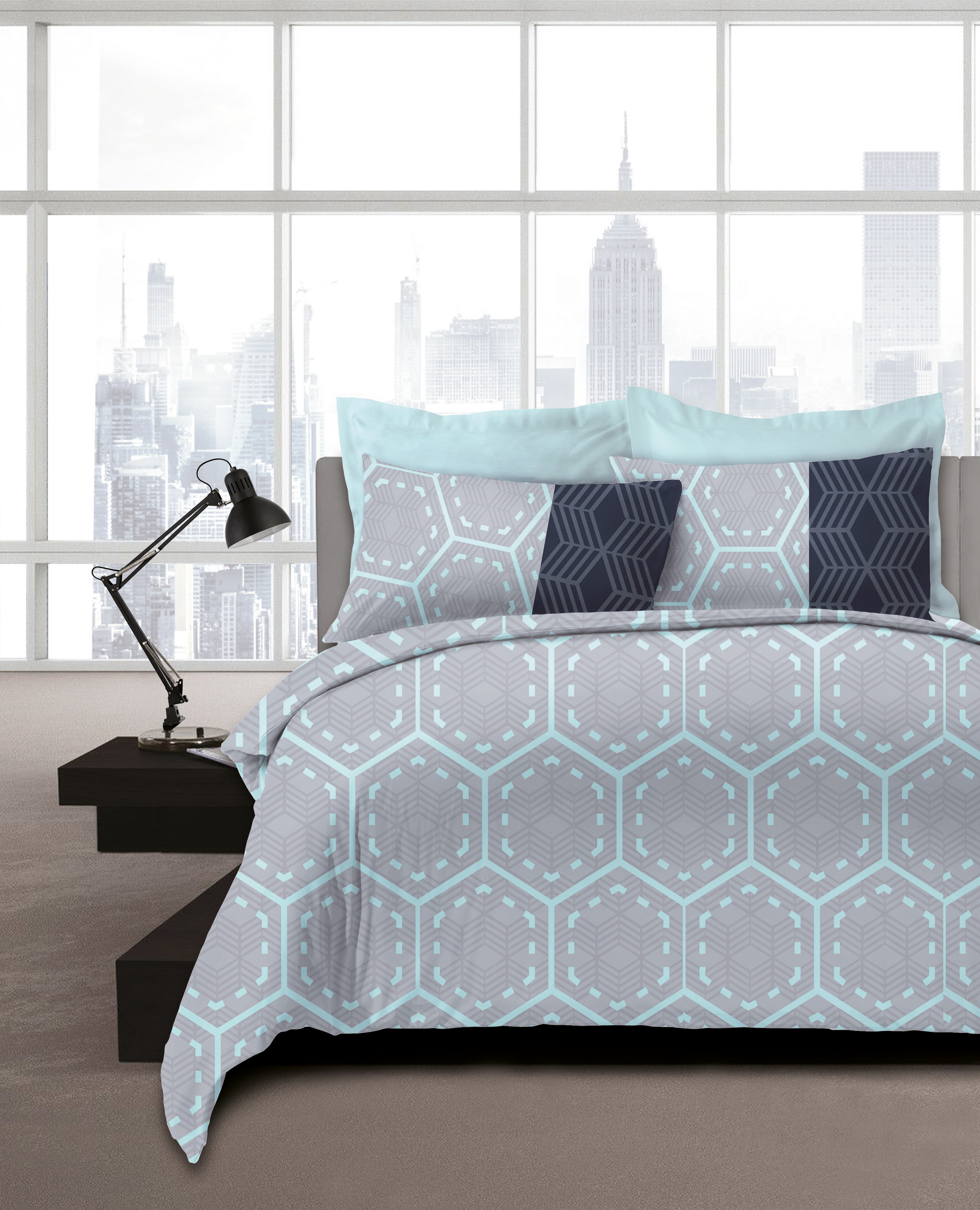 Bộ ga và vỏ gối Studio One Arte MicroXT Sateen, gồm 4 món