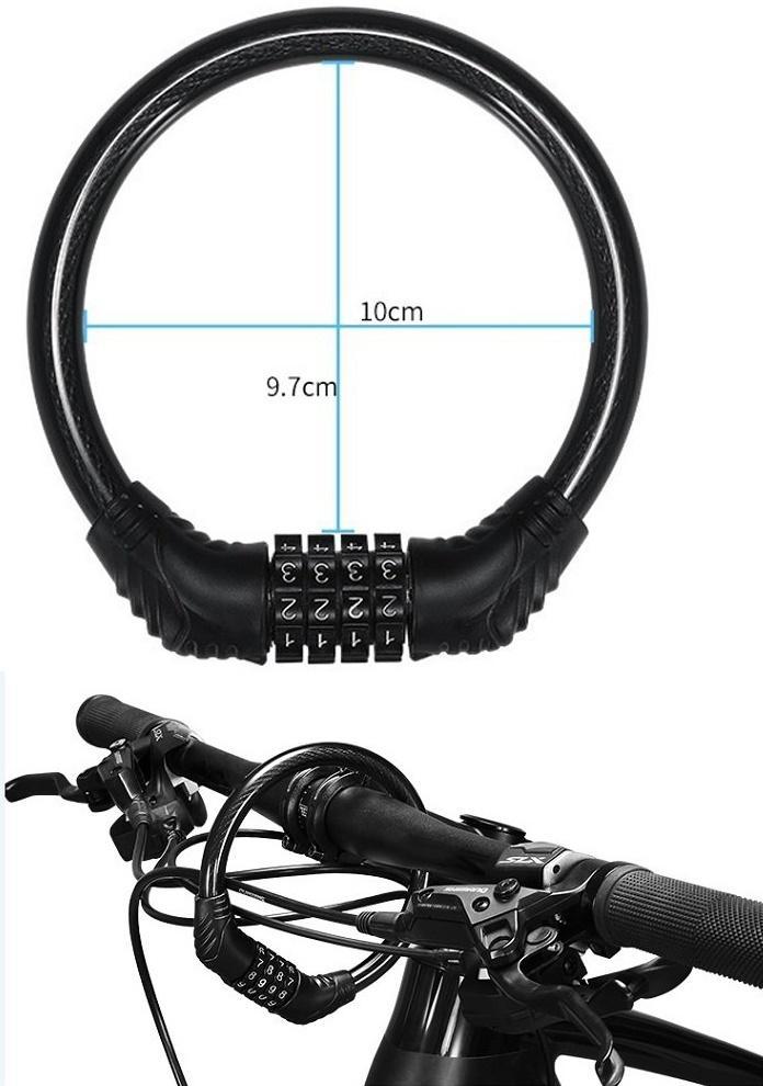 Khóa Xe Đạp, Khóa Xe Đạp Leo Núi Khóa Mật Khẩu, Khóa Chống Trộm Xe đạp