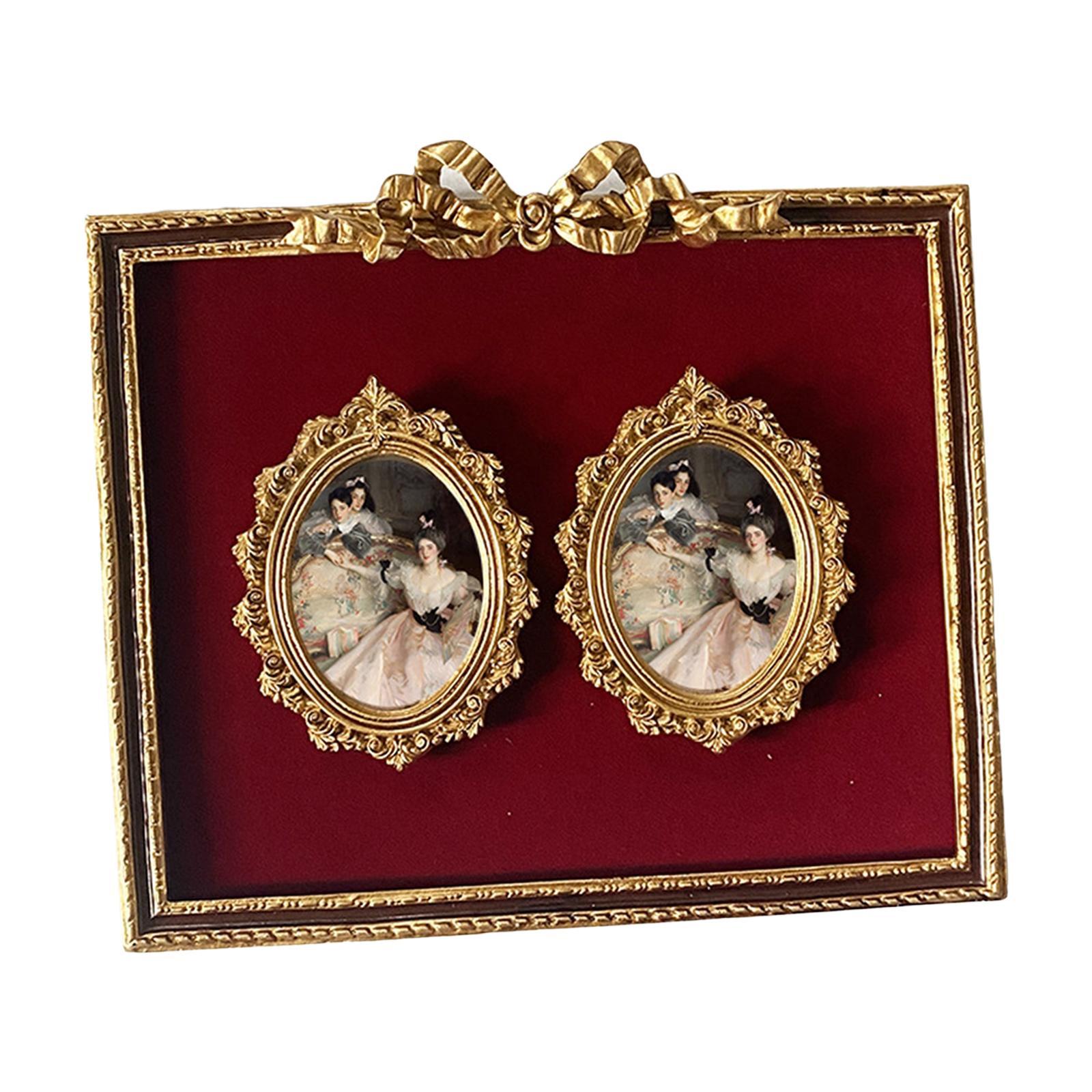 Photo Frame Hanging Hook Photo Frame Display Retro Style Vintage Photo Frame