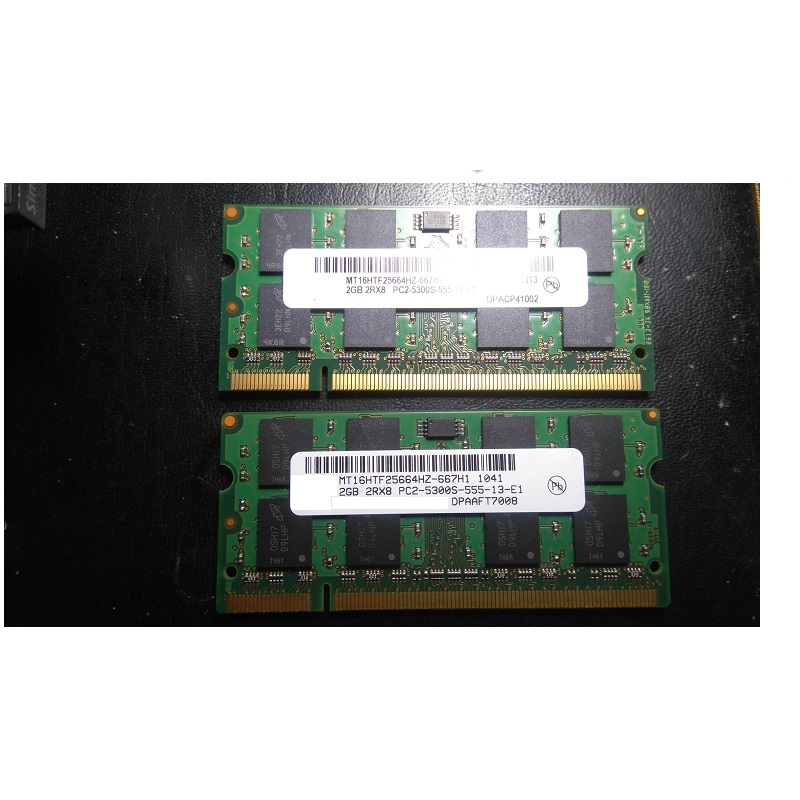 Ram Laptop 2GB DDR2 bus 667 (5300s) dùng cho laptop