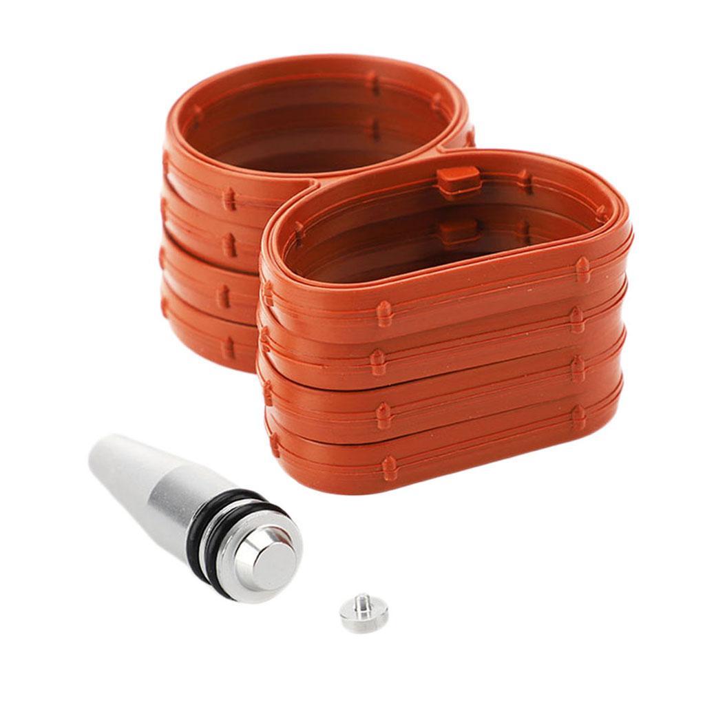 Intake Swirl Flaps Plug Gaskets Blank Removal Replacement for 2.0 N47