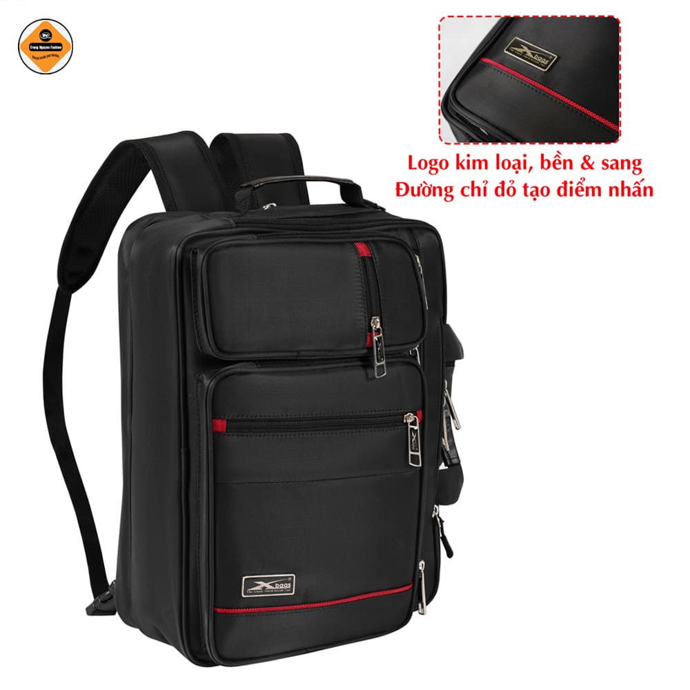 Cặp Học Sinh Cấp 2, Cấp 3 Cao Cấp Xbags Pride – Cặp Đa Năng Có Quai Balo Giấu Gọn, Ngăn Laptop Chống Sốc, Thiết Kế Hiện Đại Sang Trọng XB 4102