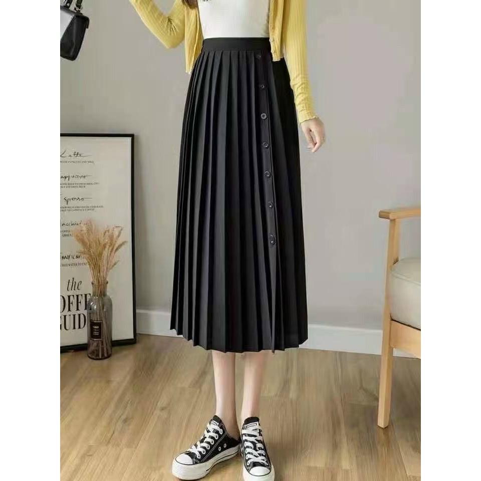 Chân váy dài - xếp ly