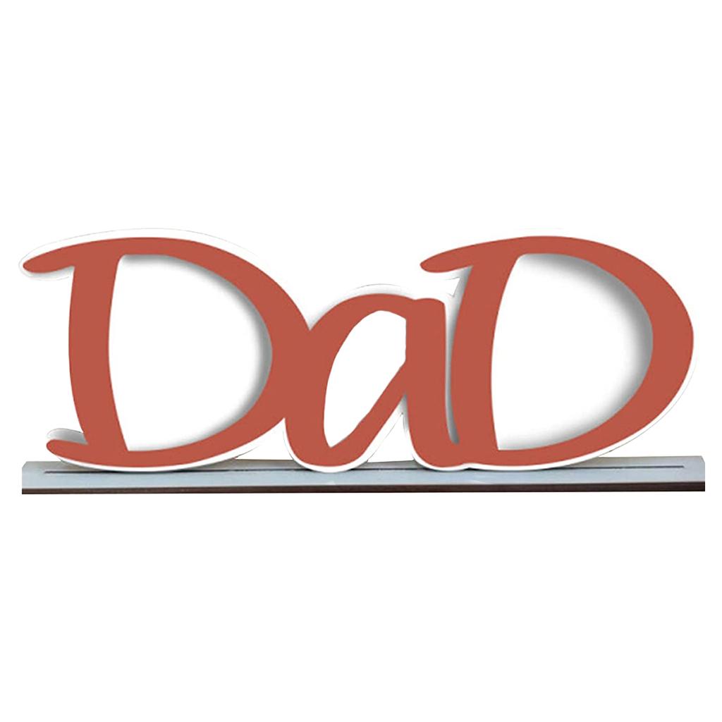 Wood Picture Frames Dad/Papa Letters Photo Clip Picture Holder Desktop Ornament Father's Day Birthday Gifts