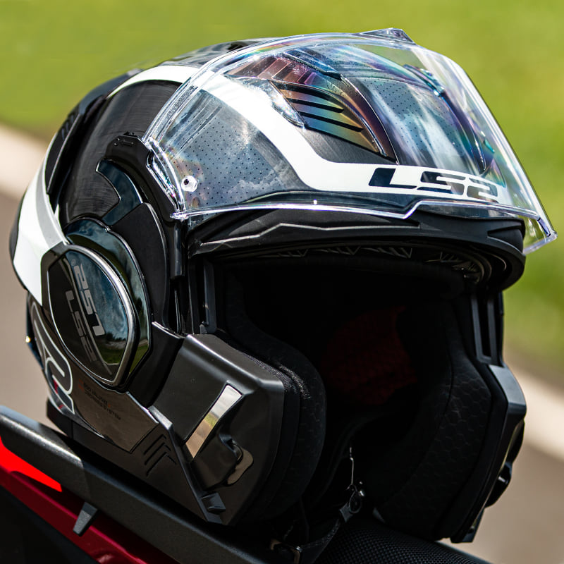 MŨ BẢO HIỂM FULLFACE 2 KÍNH LS2 FF900 VALIANT II LẬT HÀM 180 ĐỘ - GARA20