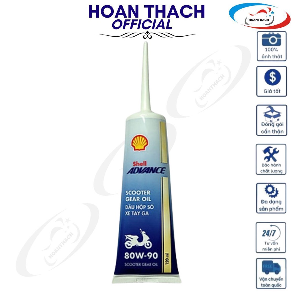 Nhớt Láp ( Hộp Số) Xe Tay Ga Advance Scooter Gear Oil 80W90 120Ml HOANTHACH SP017535