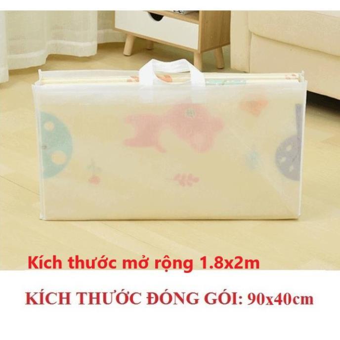 Thảm xốp ANH NHẬT thảm chơi cho bé XPE gấp gọn m8*2m chống trơn trượt, chống thấm