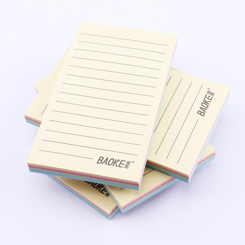 Giấy Ghi chú / Giấy Sticky Note có dòng kẻ Baoke TZ6006/TZ1010