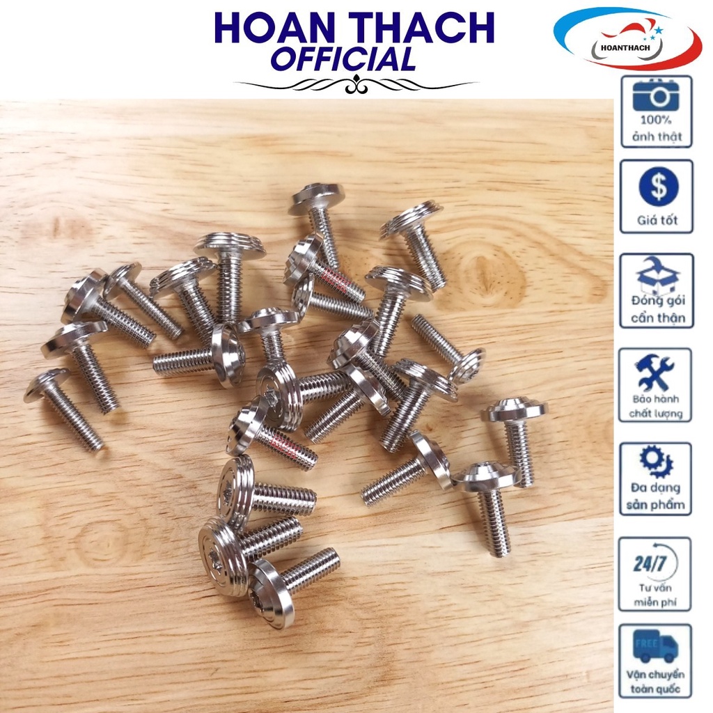 Bộ Ốc Áo Mẫu Thái Inox 304 cho xe máy Winner ( 25 con ), HOANTHACH SP017378