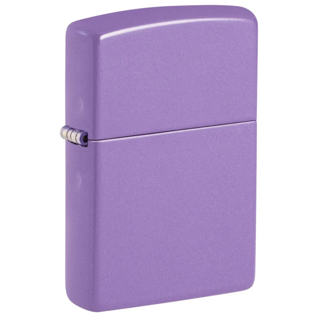 Bật Lửa Zippo Chính Hãng Mỹ Màu Tím Smoky Lavender Matte – Sơn Nhám Cao Cấp, Chống Gió, Vỏ Kim Loại Bền Bỉ