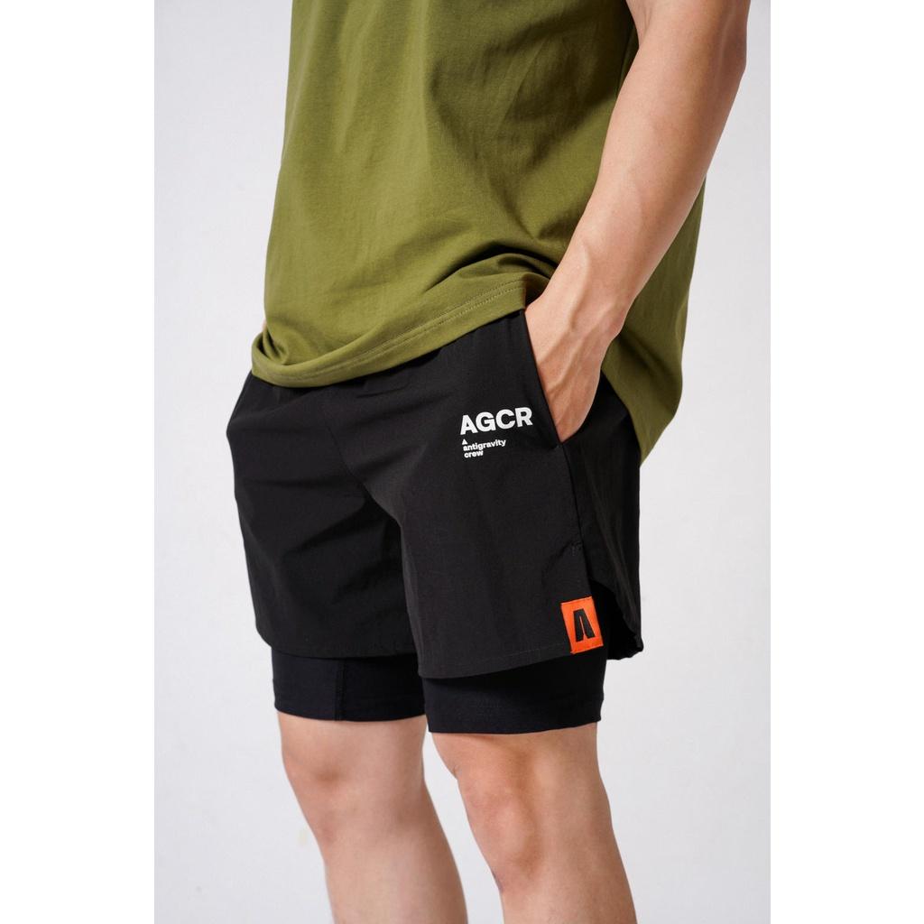 Áo Phông Nam AGCR Logo T-shirt - Xanh