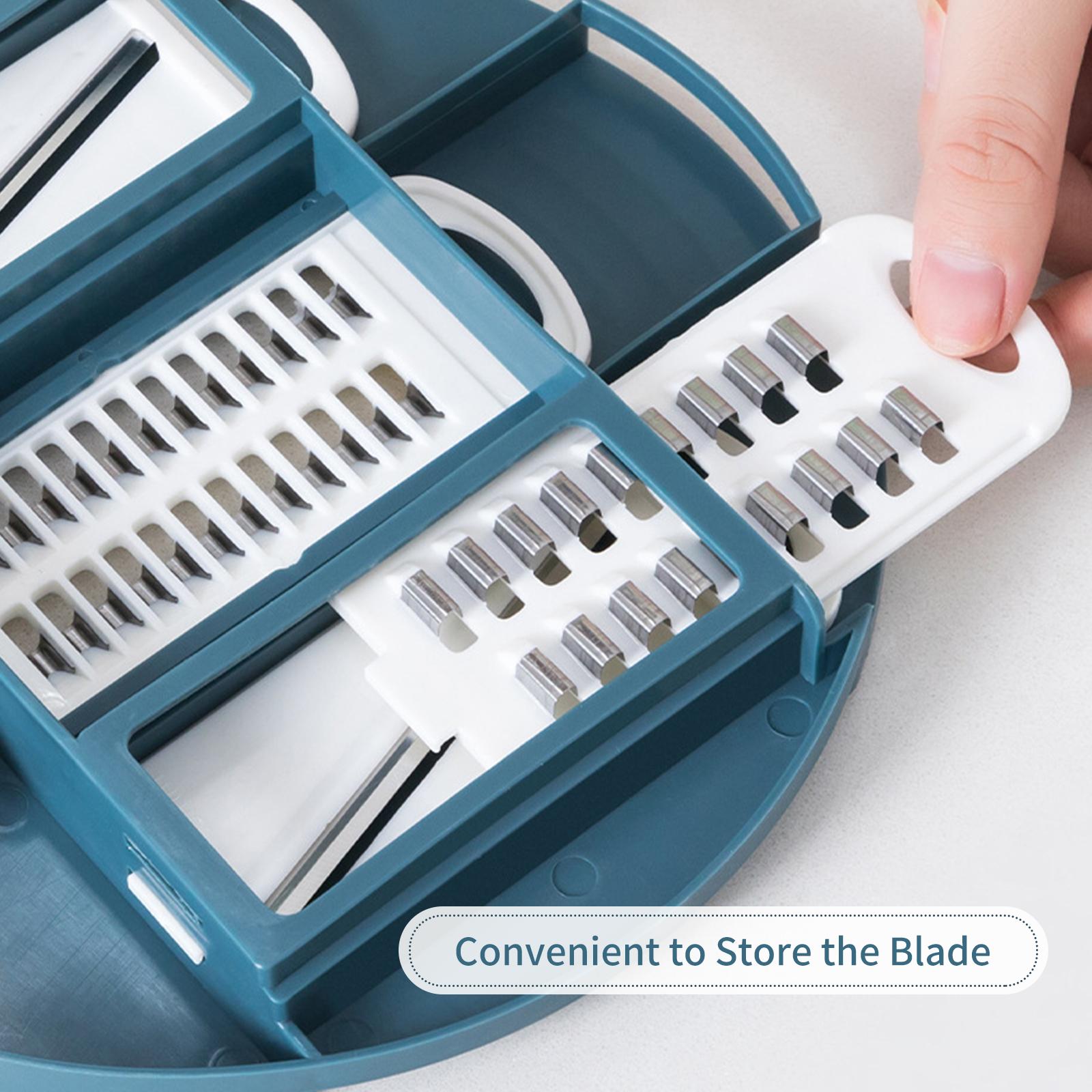 Dụng cụ bào có lưới lọc gồm 12 món để cắt rau củ quả tiện dụng