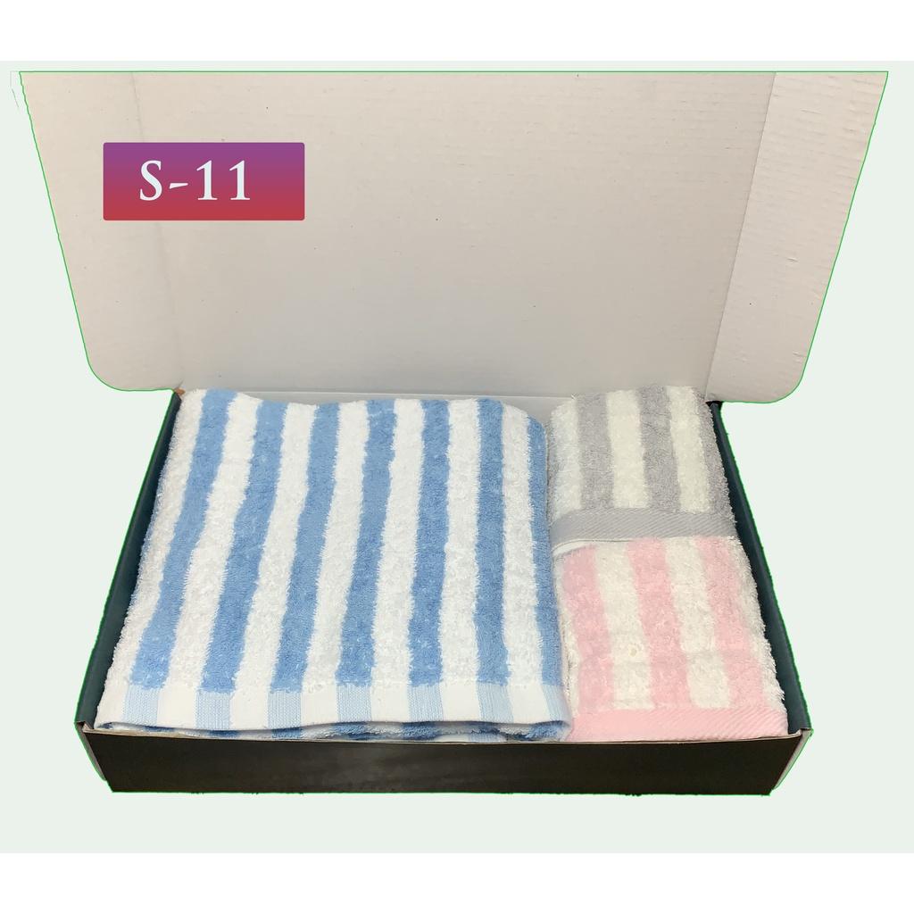 Set khăn sọc 100% cotton mềm mịn thấm hút cho khách sạn, kích thước 70x140cm xuất khẩu Hàn Quốc Nhật Bản OLYMPUS