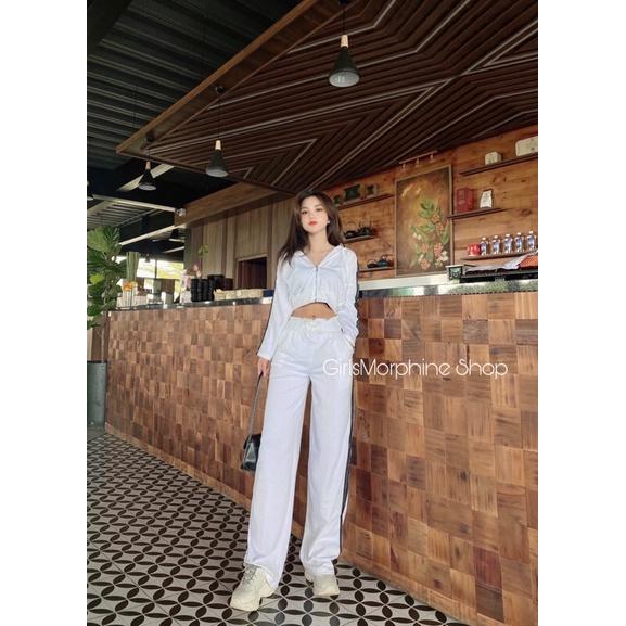 SET THỂ THAO VIỀN CỔ ĐIỂN - ẢNH THẬT SHOP CHỤP - CHẤT THUN DÀY DẶN MỊN ĐẸP