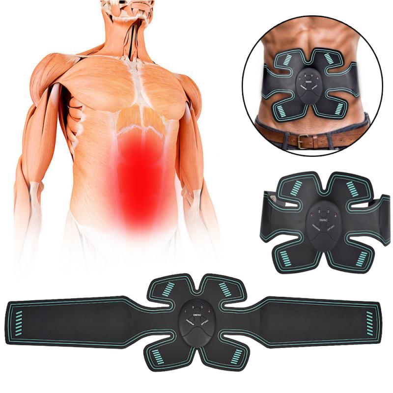 Fitness Equipment ABSWaist Abdominal Muscle Stimulator Electric Gym Equipment Body Slimming Massager EMS Muscle Trainer Machine