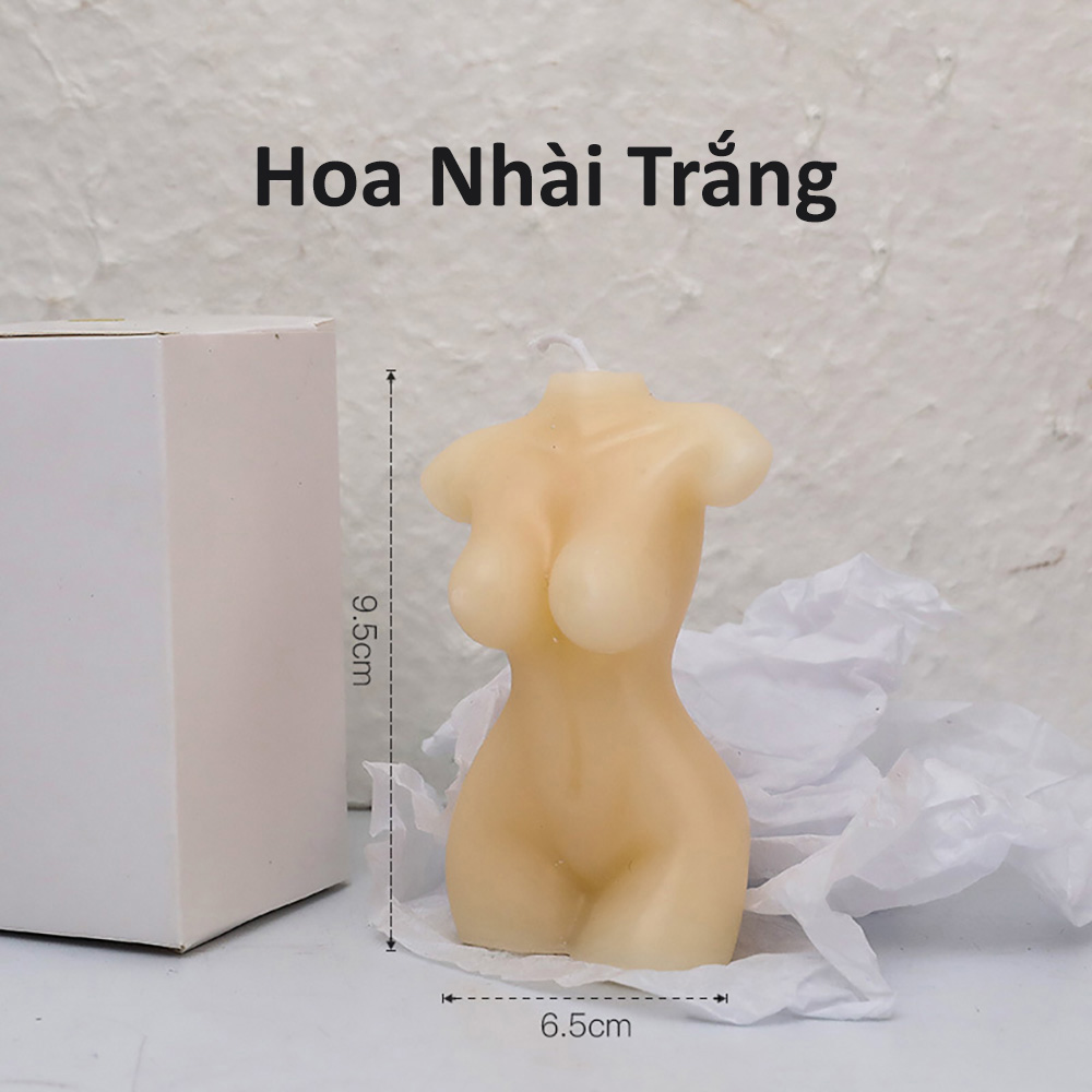 Nến thơm hình cô gái làm trang trí decor - tạo mùi hương quà tặng độc đáo