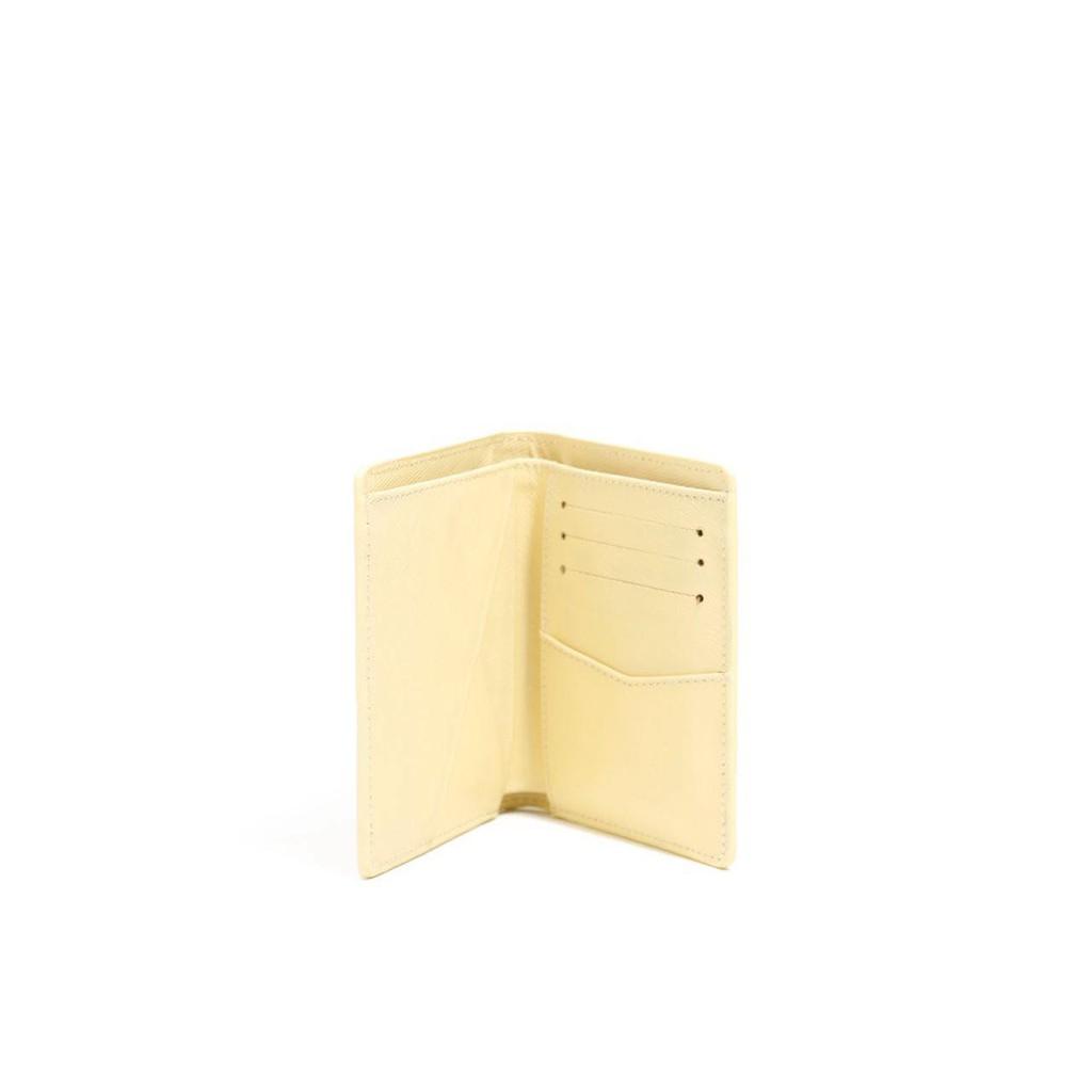 Ví Ngắn Da URBAN MONKEY LOLIPOP Màu Cream Logo Nối Bật