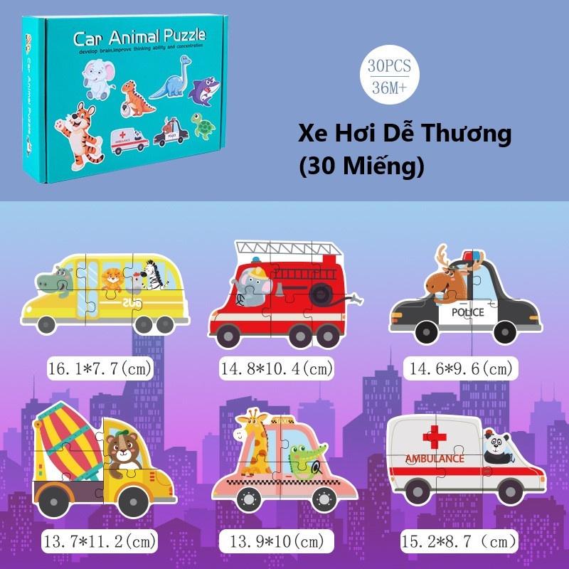 Tranh Ghép Hình Puzzle Cho Bé, Miếng Ghép Giúp Tăng Tư Duy Chí Tưởng Tượng Cho Bé