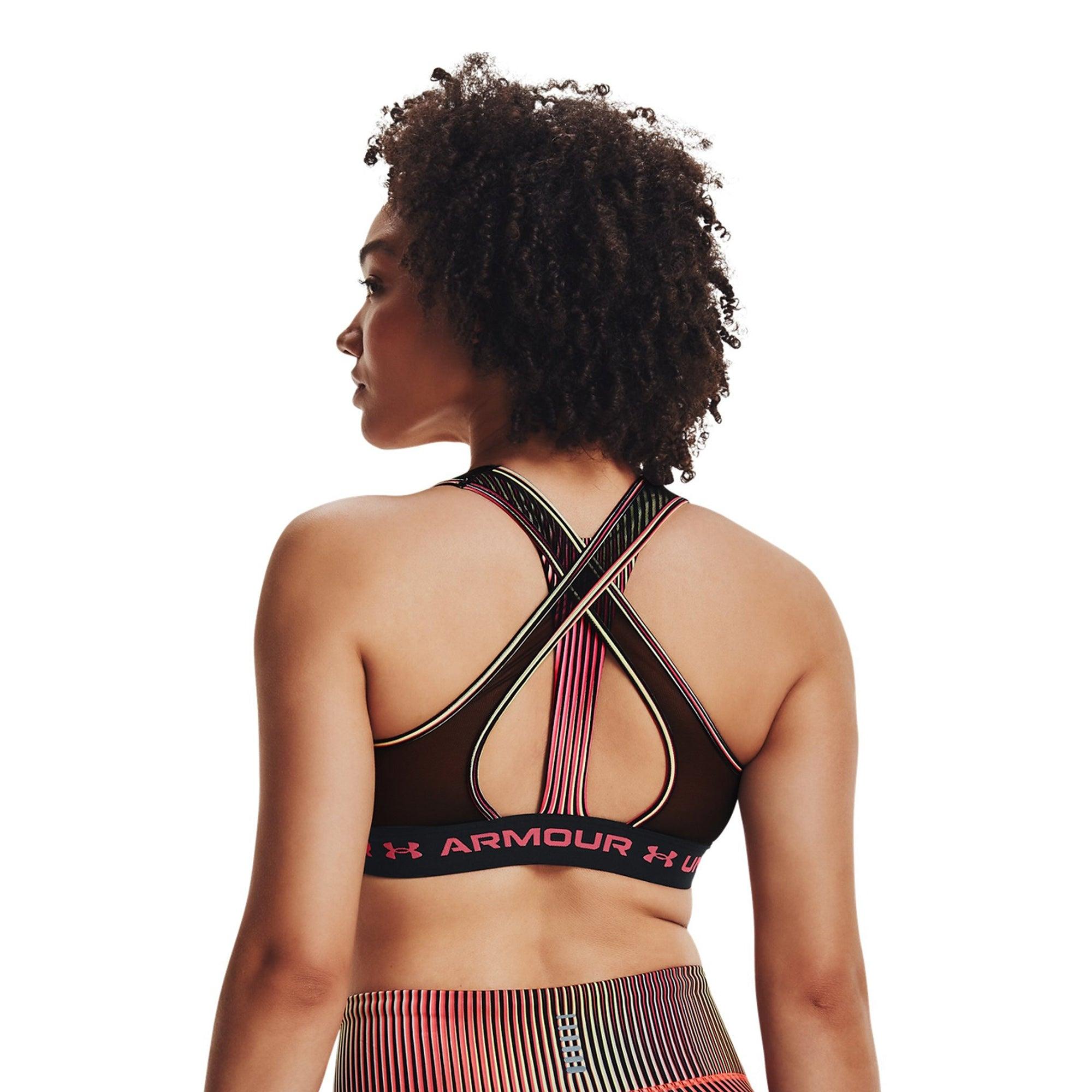 Áo bra thể thao nữ Under Armour Mid Crossback 80s - 1365744-001