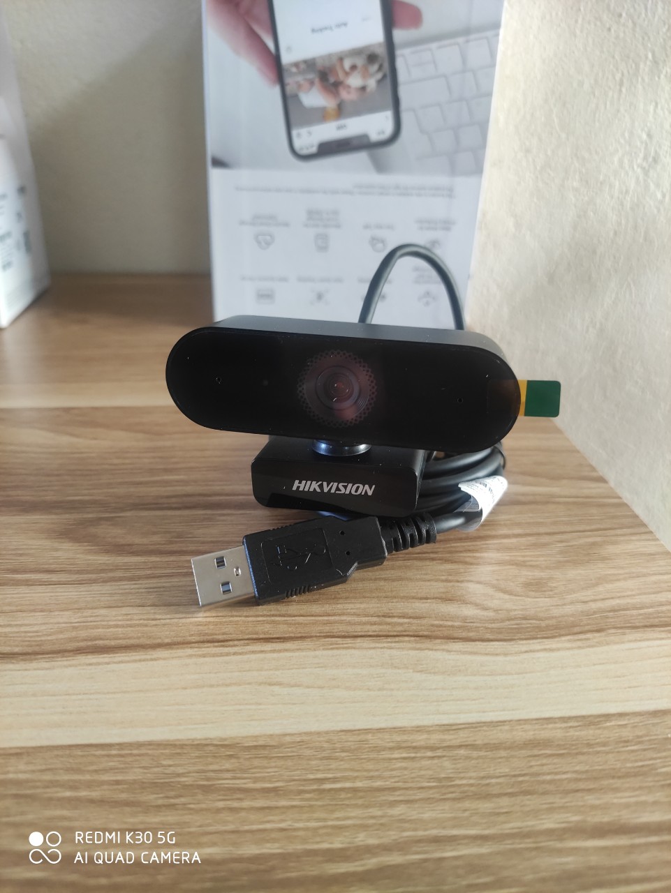 Webcam HIKVISION DS-U04 và DS-U04P độ nét 2K, tích hợp Mic, chống ồn thông minh - Hàng chính hãng