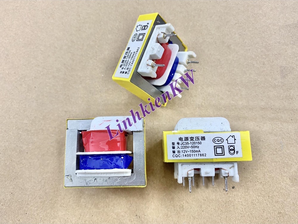 Biến áp nguồn 12v 150ma chân cắm
