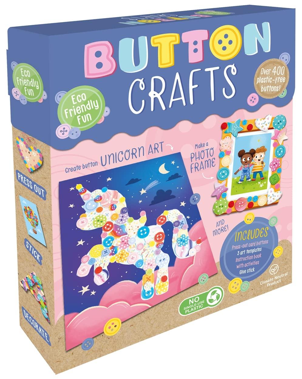 Button Crafts (Children’s Arts and Crafts Activity Kit)