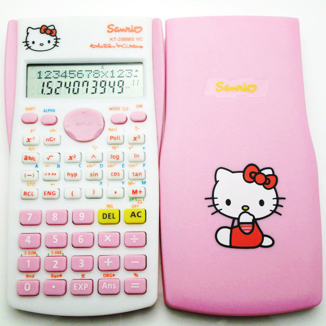 Máy Tính Học Sinh 350MS Hình Hello Kitty Và Doraemon