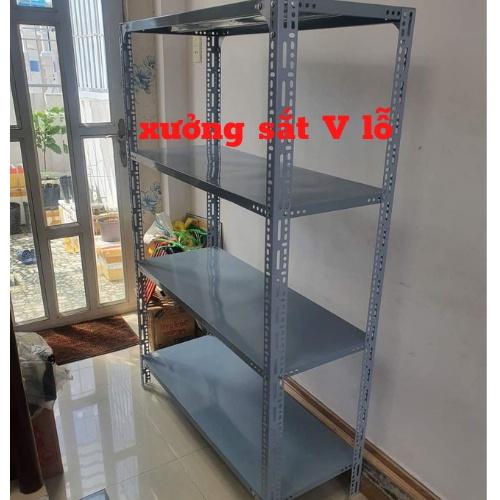 Kệ đa năng V lỗ 2 tầng Kệ sắt v lỗ,tủ v lỗ,kệ,giá đựng đồ v lỗ