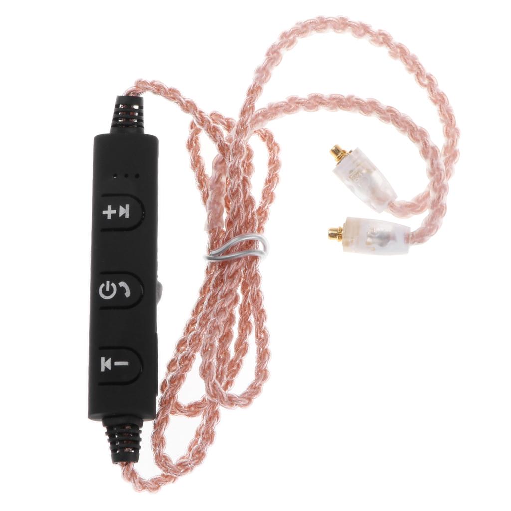 MMCX Wireless Bluetooth Extension Cable for Headsets Earphones for Shure SE315 SE425 SE535 SE846