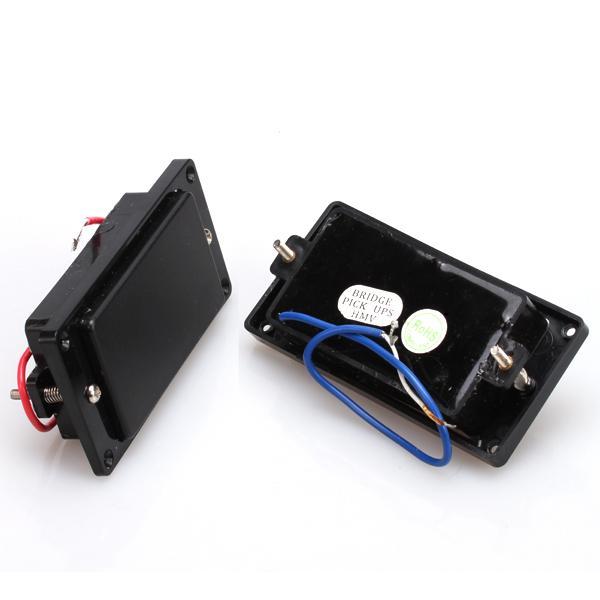 Black Sealed Humbucker Pickup Set+Circut Wiring 3 Box Pickup Selector for LP Electric Guitar